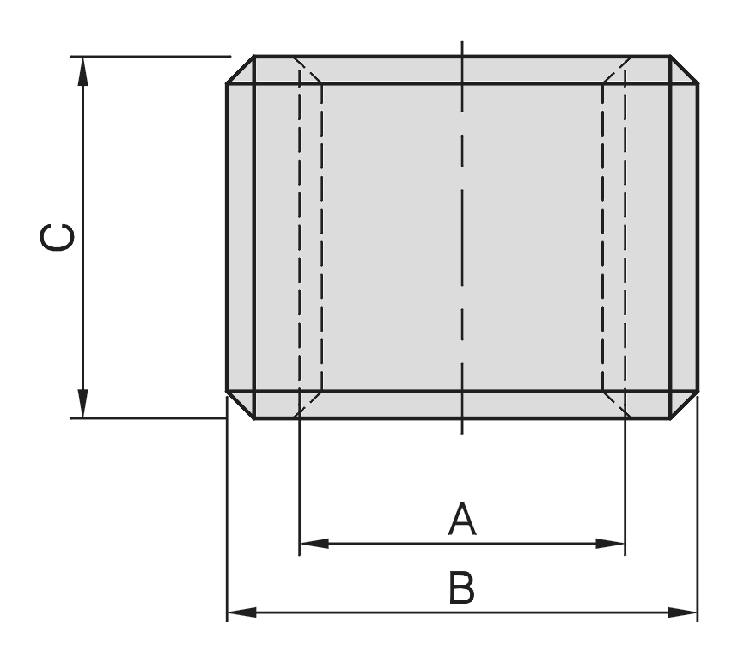 PT43 Threaded Insert dimension drawing